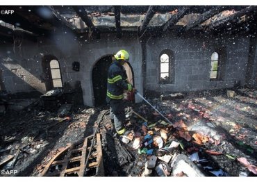 В Израиле сгорела церковь, на месте которой Иисус совершил чудо умножения хлебов и рыб