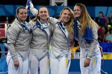 Украинские саблистки завоевали «золото» на Европейских играх