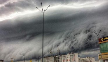 Российский город накрыли облака Апокалипсиса