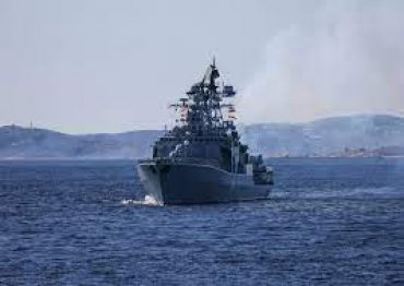 Российский военный корабль вошел в территориальные воды Дании
