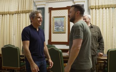 Зеленский встретился с актером Беном Стиллером в Киеве