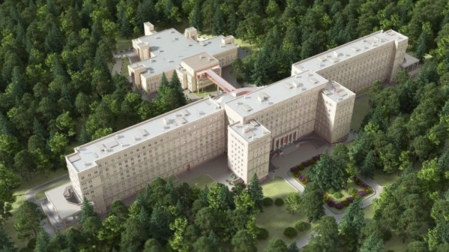 В Москве строят убежище на территории больницы для окружения Путина