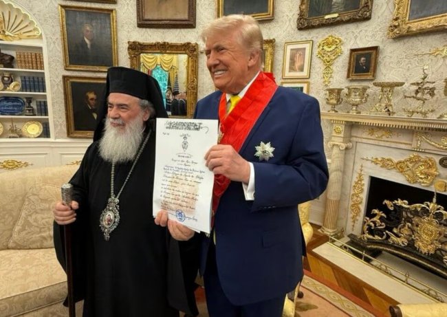 Трамп обрав Патріарха Єрусалимського посередником між Путіним і Зеленським – Yet
