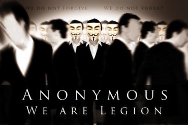 Хакеры Anonymous начинаю мстить власти за украинский язык