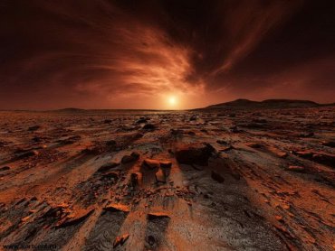 На Марсе обнаружены следы войны