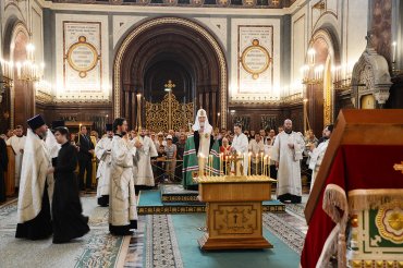 Патриарх Кирилл совершил литию о упокоении погибших в автокатастрофе в «новой Москве»