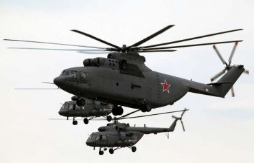 Российские вертолеты вторглись в украинское воздушное пространство