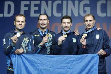 Украинские шпажисты победили на чемпионате мира в Москве