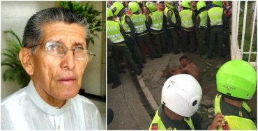 В Колумбии люди едва не расправились с убийцей священника