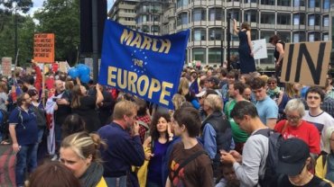 В Лондоне прошел марш протеста против выхода Британии из ЕС