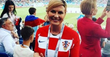 Президент Хорватии отказала Путину на футбольном матче