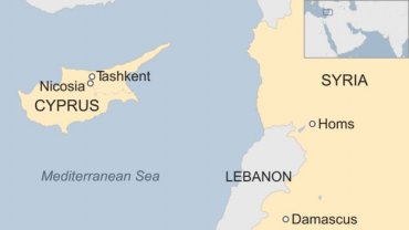 Россия обстреляла ракетой Кипр с территории Сирии