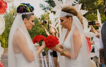 В Украине состоялась первая однополая свадьба