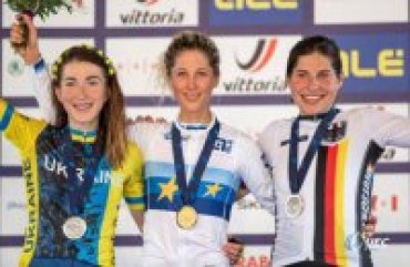 Украинка выиграла «серебро» чемпионата Европы по велоспорту