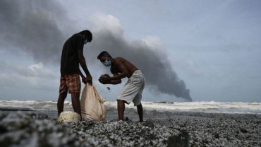 Российского капитана судят за экологическую катастрофу у берегов Шри-Ланки