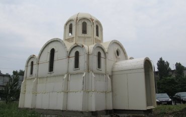 В Херсоне построили церковь из пенопласта