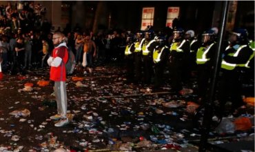 После финала Евро-2020 в Лондоне фанаты устроили беспорядки