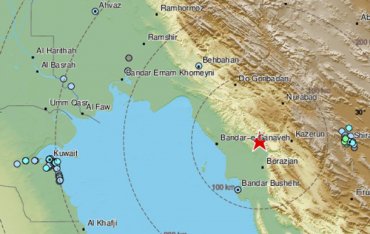 В Иране произошло сильное землетрясение