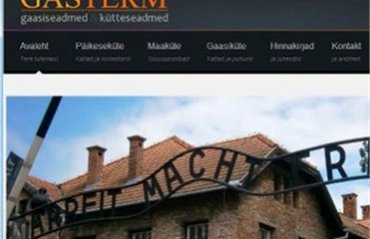 Эстонская отопительная компания использовала слоган из Освенцима для рекламы