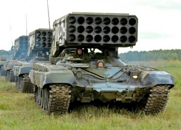 Луганские боевики обстреляют силы АТО новыми российскими установками «Буратино»
