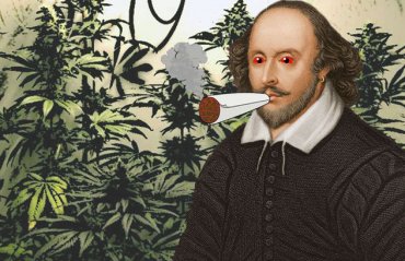 Ученые пришли к выводу, что Шекспир курил марихуану