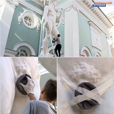 Статуе Давида в Петербурге прикрыли гениталии кепкой