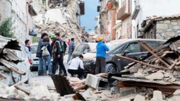 Землетрясение разрушило город в Италии