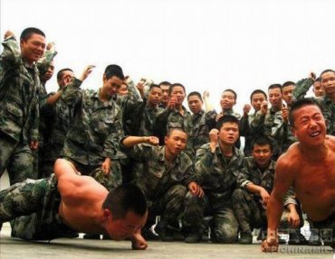 В китайской армии проблемы с мастурбацией