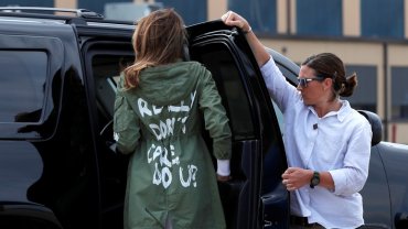 Мелания Трамп воюет с мужем с помощью своих нарядов