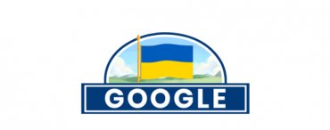 Google поздравил Украину с Днем Независимости праздничным дудлом