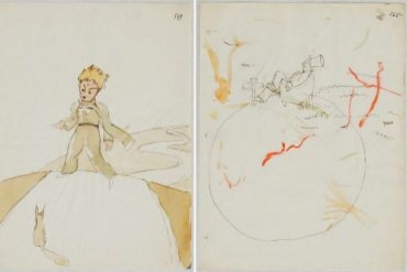 В Швейцарии нашли неизвестные рисунки Сент-Экзюпери к «Маленькому принцу»
