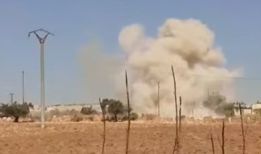 ВВС России бомбили колону турецкой техники в Сирии