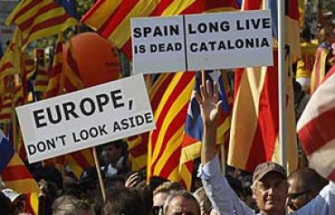 Каталония и Страна Басков решили отделиться от Испании