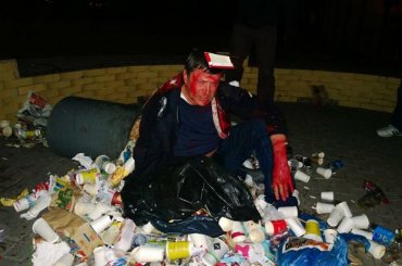 Депутата Веховной Рады Пилипишина бросили в мусорный бак