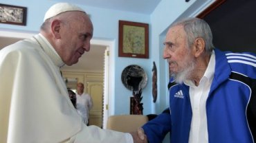 Папа Франциск встретился с Фиделем Кастро