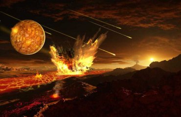 Тектонику плит на Земле могла запустить тяжелая метеоритная бомбардировка