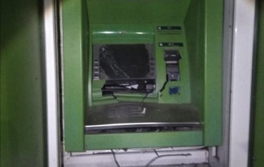 В Харьковской области взорвали банкомат