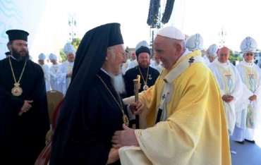 Папа Франциск встретился с патриархом Варфоломеем