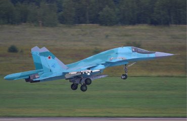 В Крыму упал российский истребитель Су-34: его сбила своя ПВО