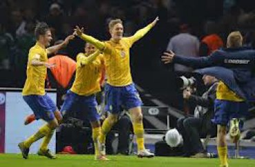 Сборная Швеции, проигрывая немцам 4:0, сумела вырвать ничью