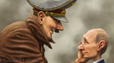На российском ТВ Путина перепутали с Гитлером