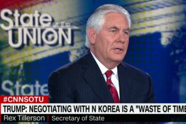 Госсекретарь США уверяет, что Трамп не хочет войны с КНДР