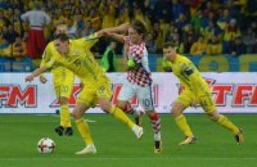 Сборная Украины скатилась на 30-е место в рейтинге ФИФА