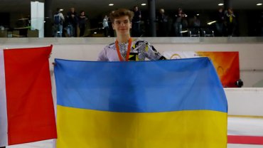 Юный украинский фигурист завоевал первую медаль