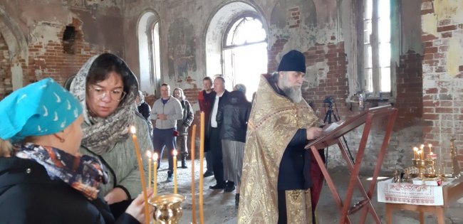 В российском храме впервые за почти 100 лет прошла служба - Z-молебен