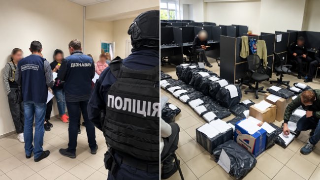 У Миколаєві викрили шахрайський кол-центр: 16 затриманих, організаторам повідомлено про підозру за ст. 255-4 — загрожує до 12 років ув’язнення