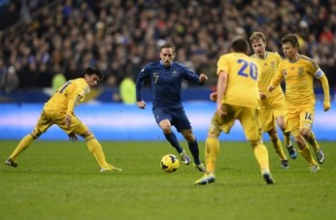 Французы не пустили сборную Украины на чемпионат мира в Бразилии