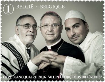 Религиозную толерантность в Бельгии пропагандируют через почтовые марки