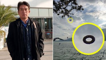 В Китае турист сфотографировал НЛО