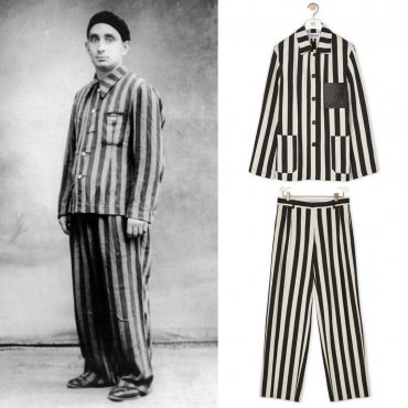 Испанский дом моды создал одежду, которая похожа на форму узников концлагерей